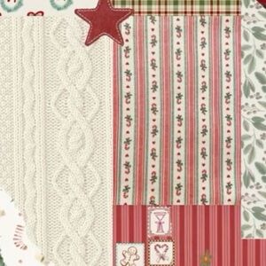 Festive Holiday Patchwork Throw Blanket